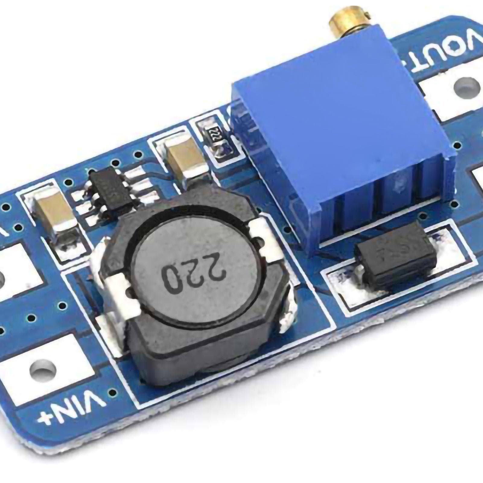 5Pcs Boost Module Adjustable Step Up Board 2A 224V to 5 9 1228V Electronic Component