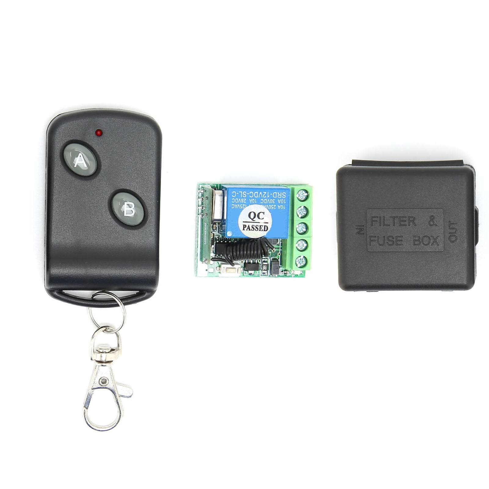 AKHD2 Two Button Remote Control Light and Portable Signal Strong Learning Wireless Control Switch