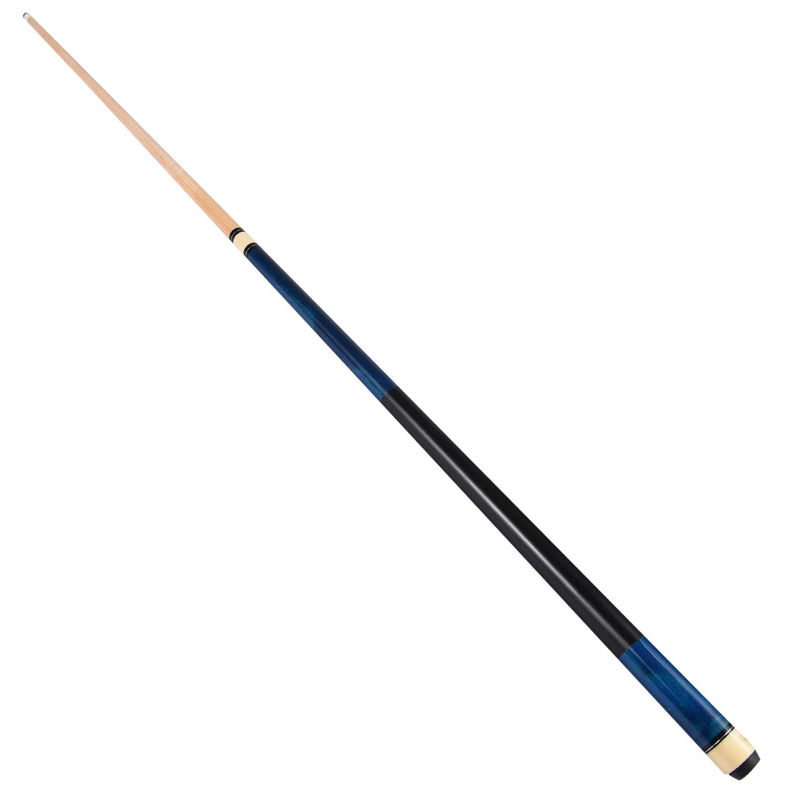 Pool Sticks for Adults 1.50m/59in High-End Pool Cue Maple Double-Section Billiard Design 13MM Big blue