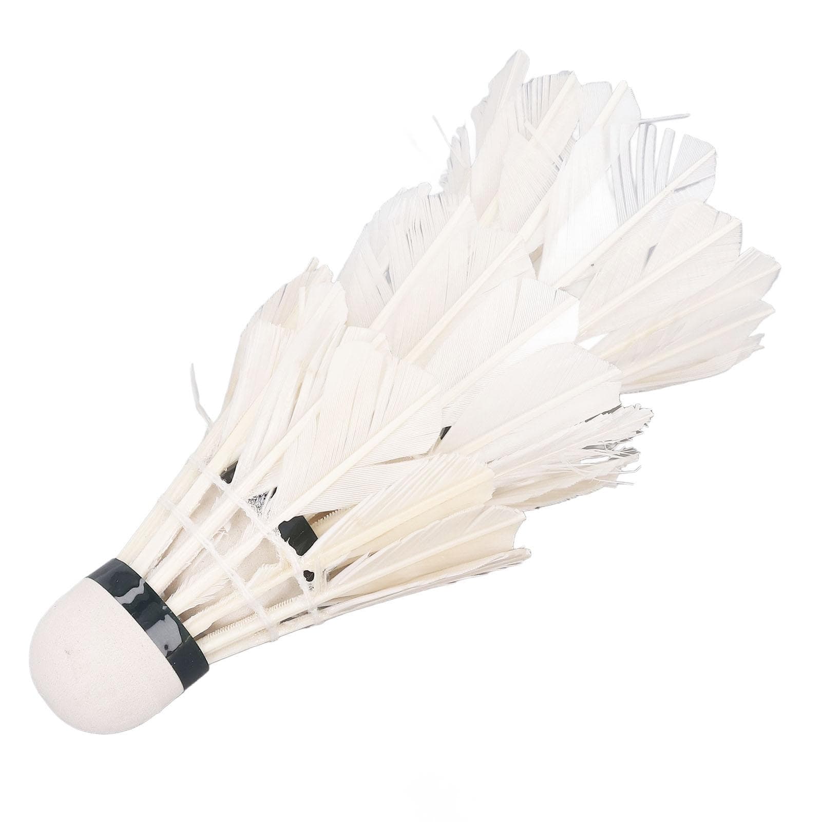 3pcs Goose Feather Badminton Professional Stable Durable White Shuttlecocks for Indoor Outdoor