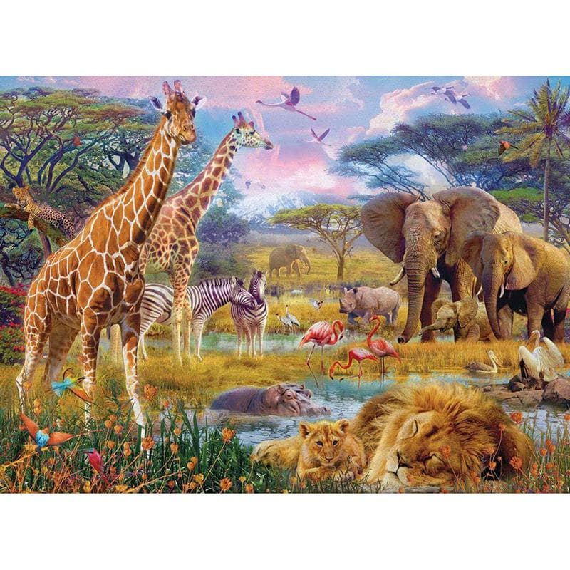 5D DIY Diamond Painting Animal World Embroidery Mosaic Cross Stitch Rhinestone Decor 20X30CM