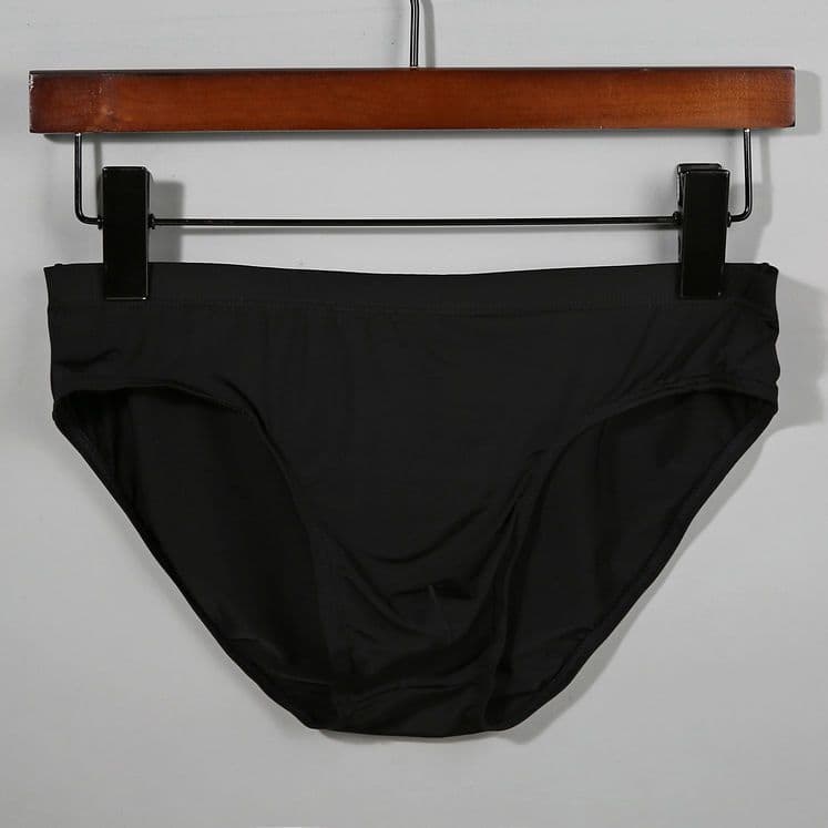1Pcs Men Panties Mens Ice Silk Boxers Seamless Underwear Man Ultra-thin Breathable Boxer Shorts Male Underpants Boxershorts XL black