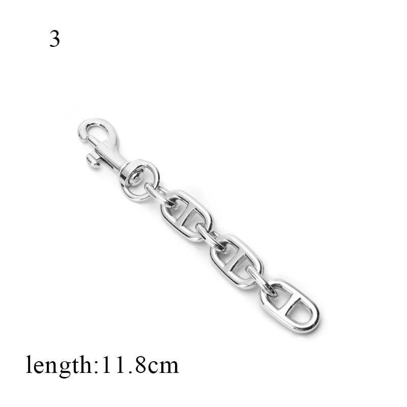 1PC Metal Chain Bag Strap Extension Chain Extension Shoulder Strap Underarm Bag Modification Bag Chain Strap Bag Accessories A