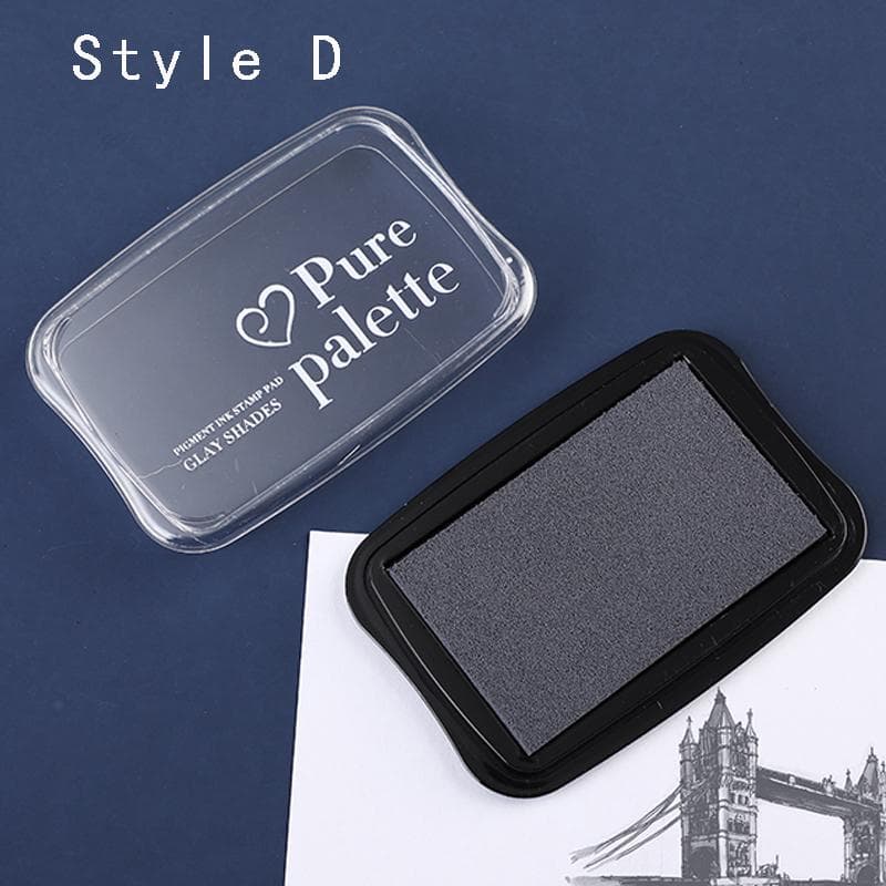 12 Colors Vintage Style Handmade DIY Craft Oil Based Ink Pad for Fabric Wood Paper Scrapbooking Ink pad Finger Painting
