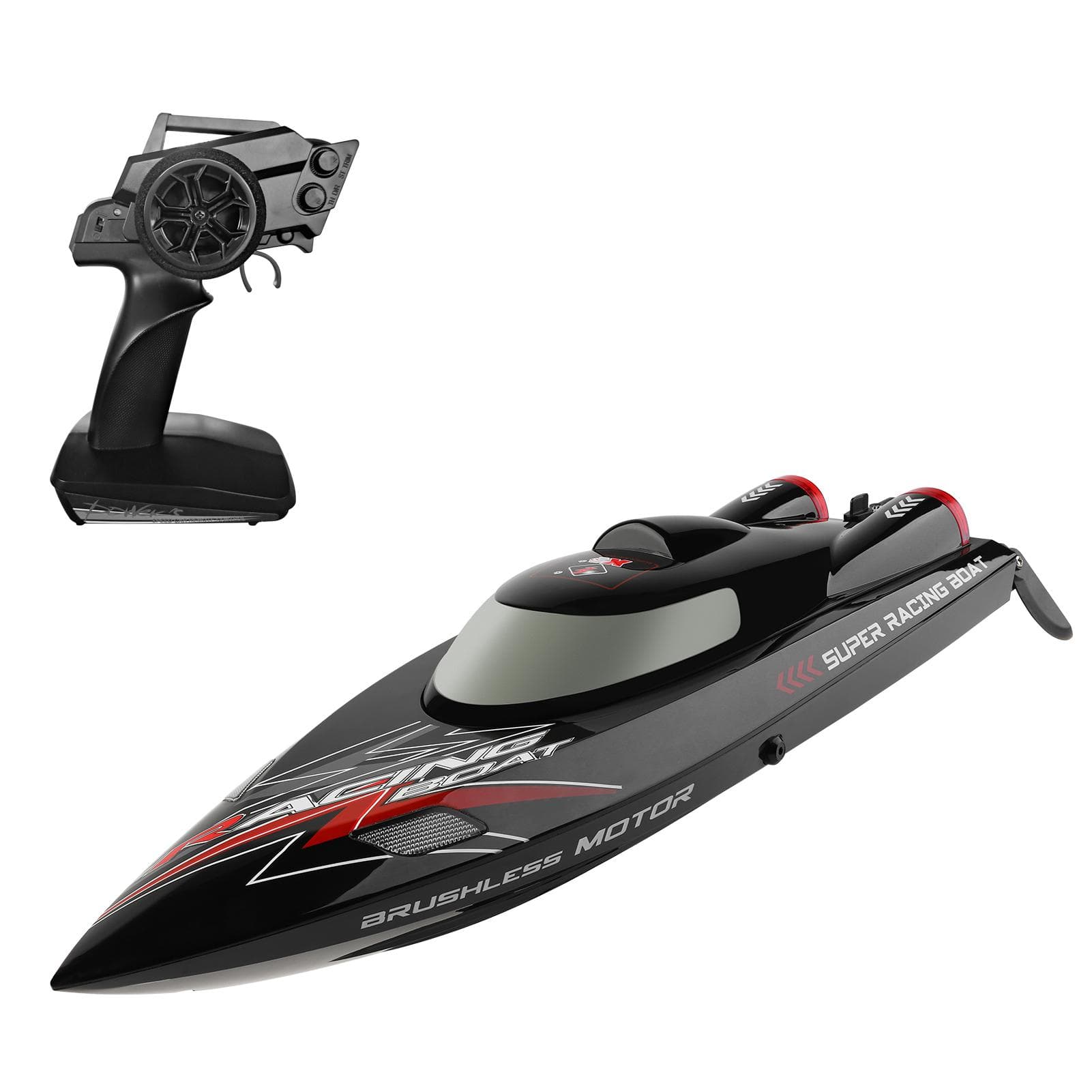 WLtoys WL916 RC Boat Remote Control Boats 60km/h 2.4GHz RC Boat Toy Gift for Kids Adults Boys black