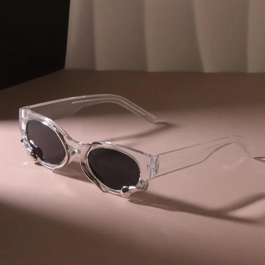 Stylish Cat Eye Sunglasses Vintage Mirror Lens Sun Glasses for Women Men Fashion Colors Oculos De Sol Other