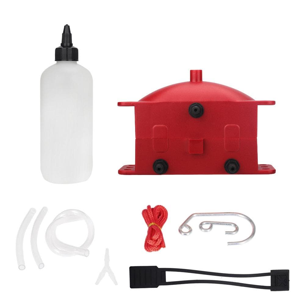 Motorcycle Chain Cleaning Kit Chain Cleaner Brush Gear Cleaning Tool Chain Lube Device Lubricating red