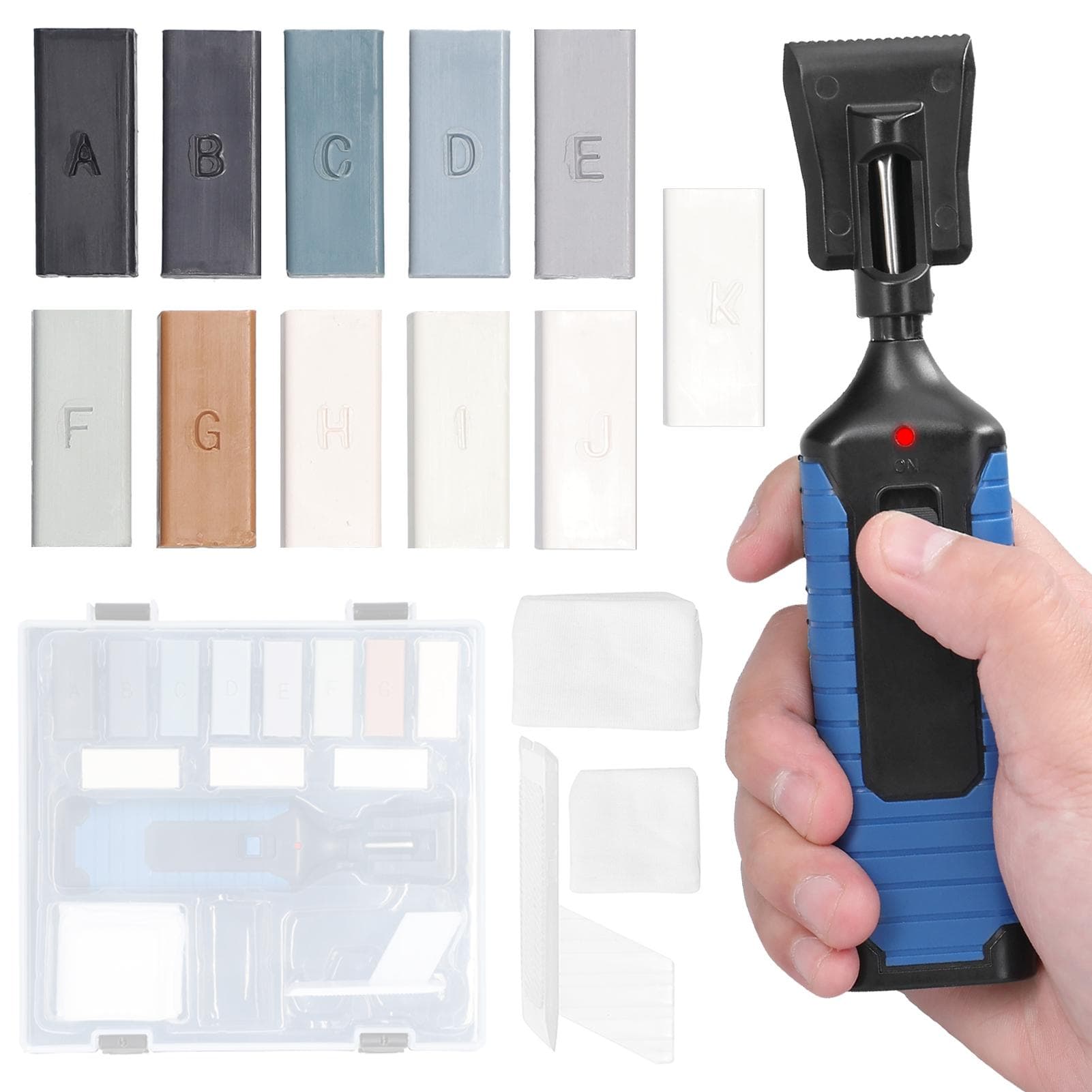 Multifunction Repairing Tool Set DIY Repairing Tool Set Vinyl PVC Plastics Scratch Repairing Crack multicolour