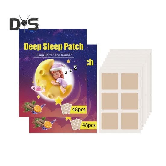 96Pcs Deep Sleep Patches Natural Plants Fast Acting Sleep Aid Patches Portable Travel Men Women Body Fatigue Relief Sleeping Stickers Sets