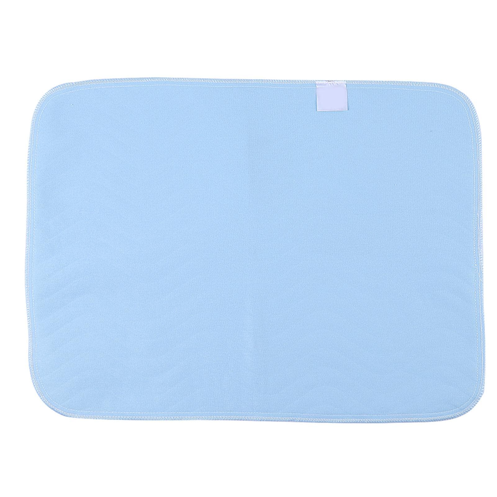 2pcs Reusable Washable Pad An Absorbent Pad For Adults Incontinence Pad Blue White 45 * 60
