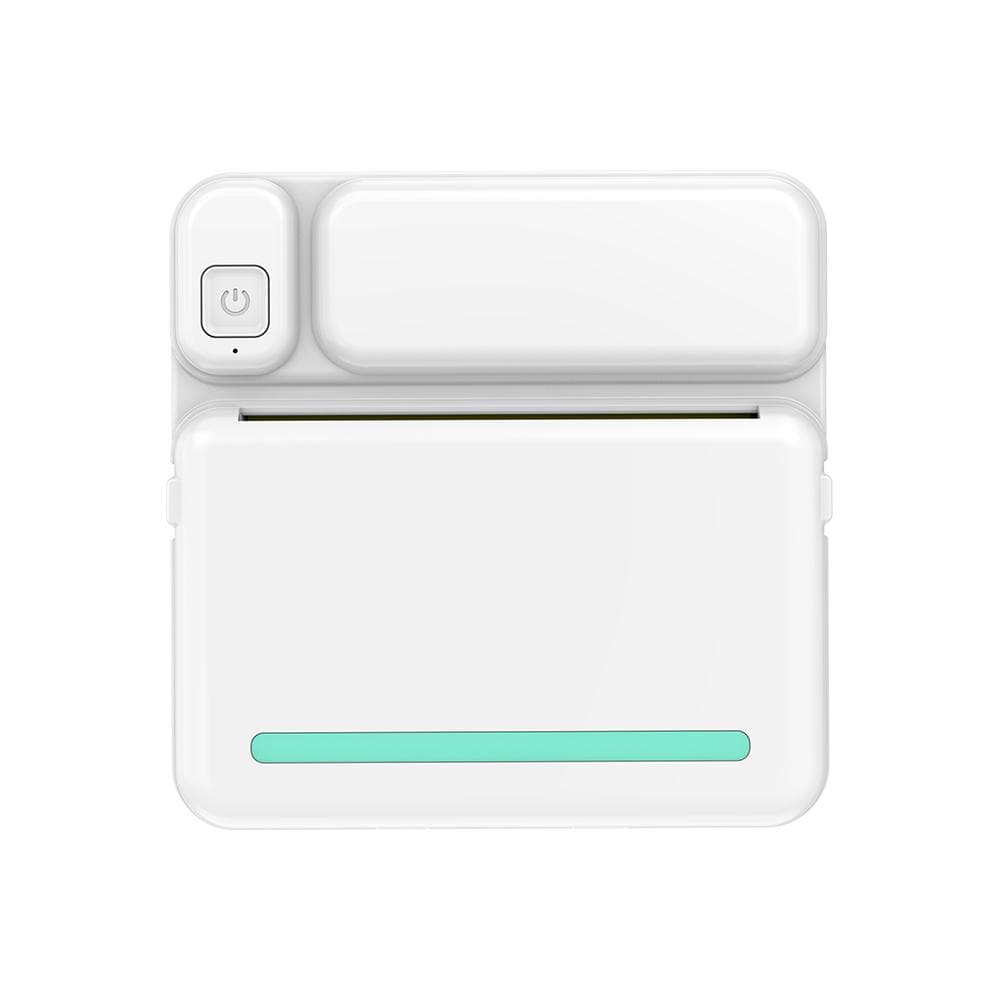 Portable Mini Printer Student Study Printer Labels Convenient Thermal Printer Mobile Phone BT blue
