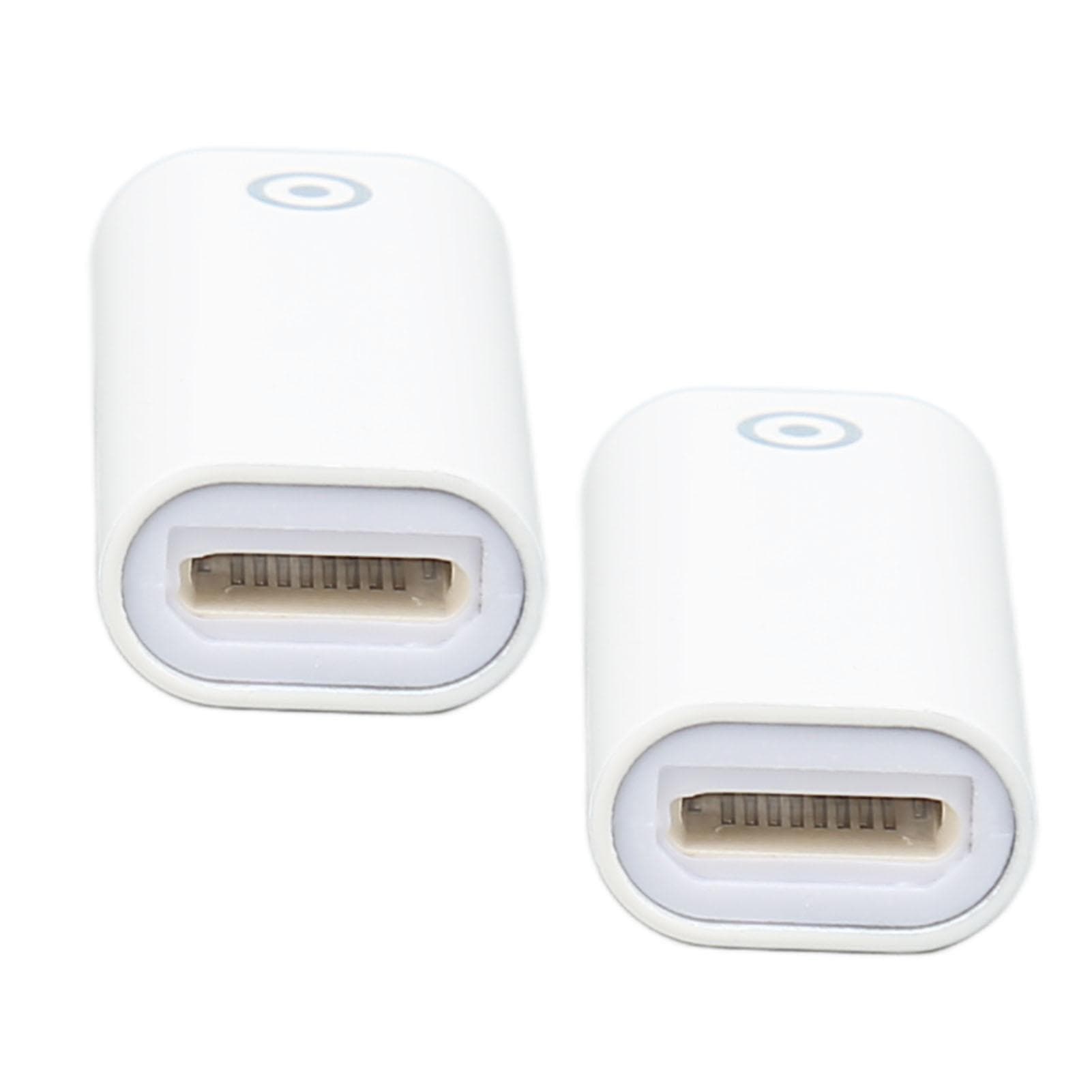 2 Pcs Charging Adapter Small Compact Stylus Charging Adapter Replacement for IOS Pencil for