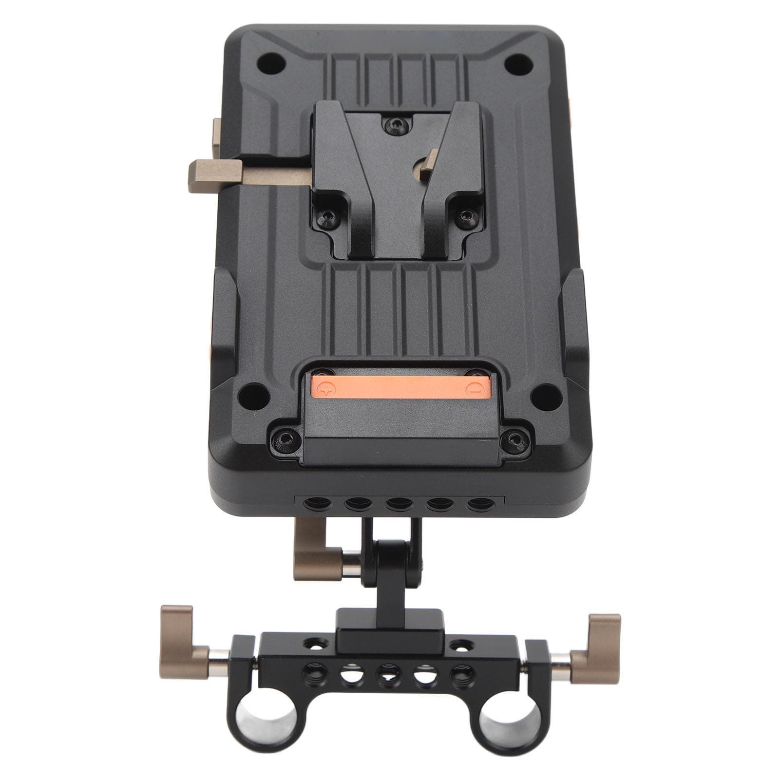 VM VP1 KIT2 V Mount Battery Plate Power Supply Splitter Adapter with 15mm Rod Clamp for Mobile