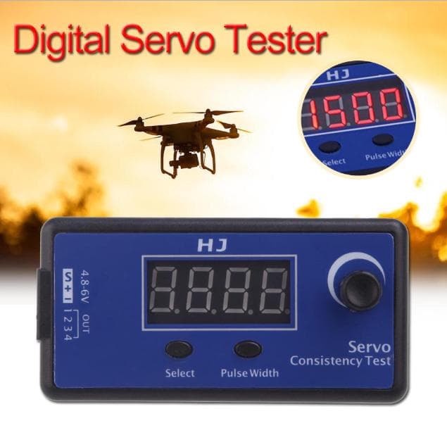 HJ Digital Servo Tester / ESC Consistency Tester for RC Helicopter Airplane Car(Servo Tester)