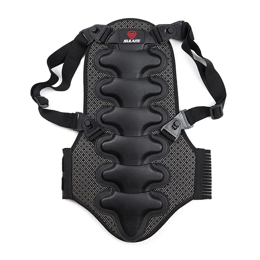 Motorcycle Back Protector Detachable Thick EVA Protection Back Pad Cushion for Motorcycling Mountain Biking Skating Skiing XL
