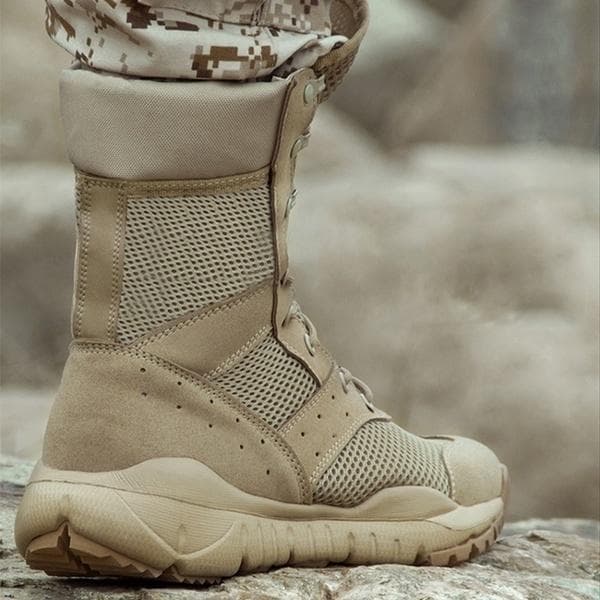Ultra Light Special Forces Boots All Terrain Adaptation Ghost Combat Boots TEX Breathable PMC High Desert Boots Mens Outdoor SFB Military Enthusiasts 38 dark tan