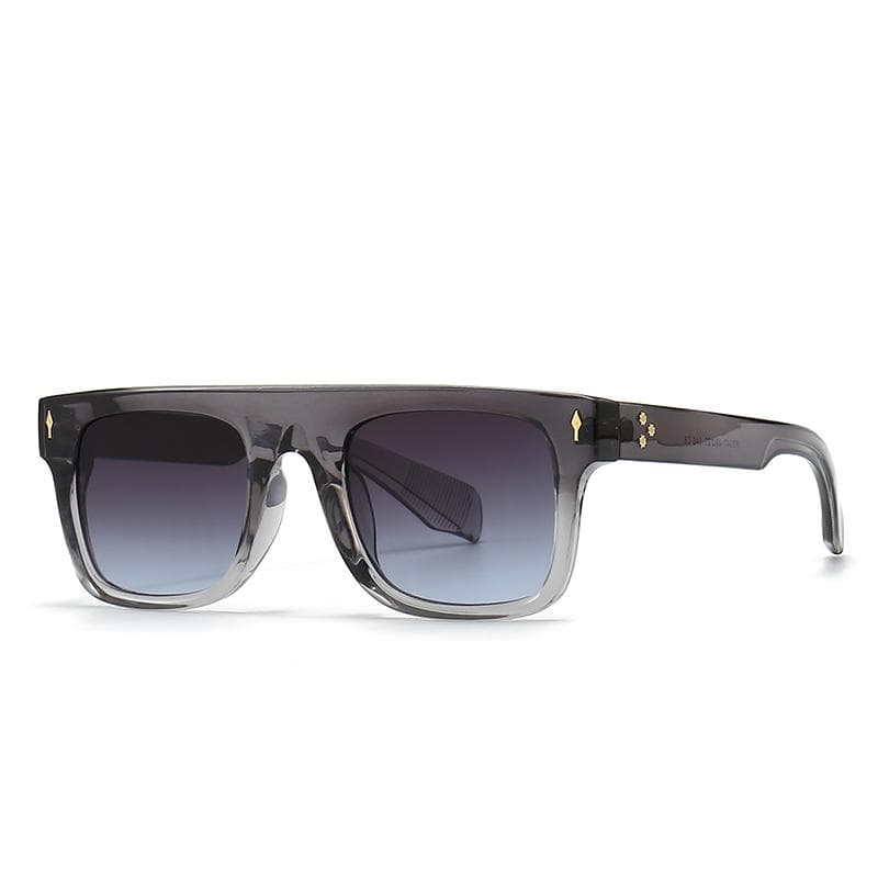 Popular Square Sunglasses with Rice Nails for Women Cross-Border Foreign Trade Fashion Eyewear 6047