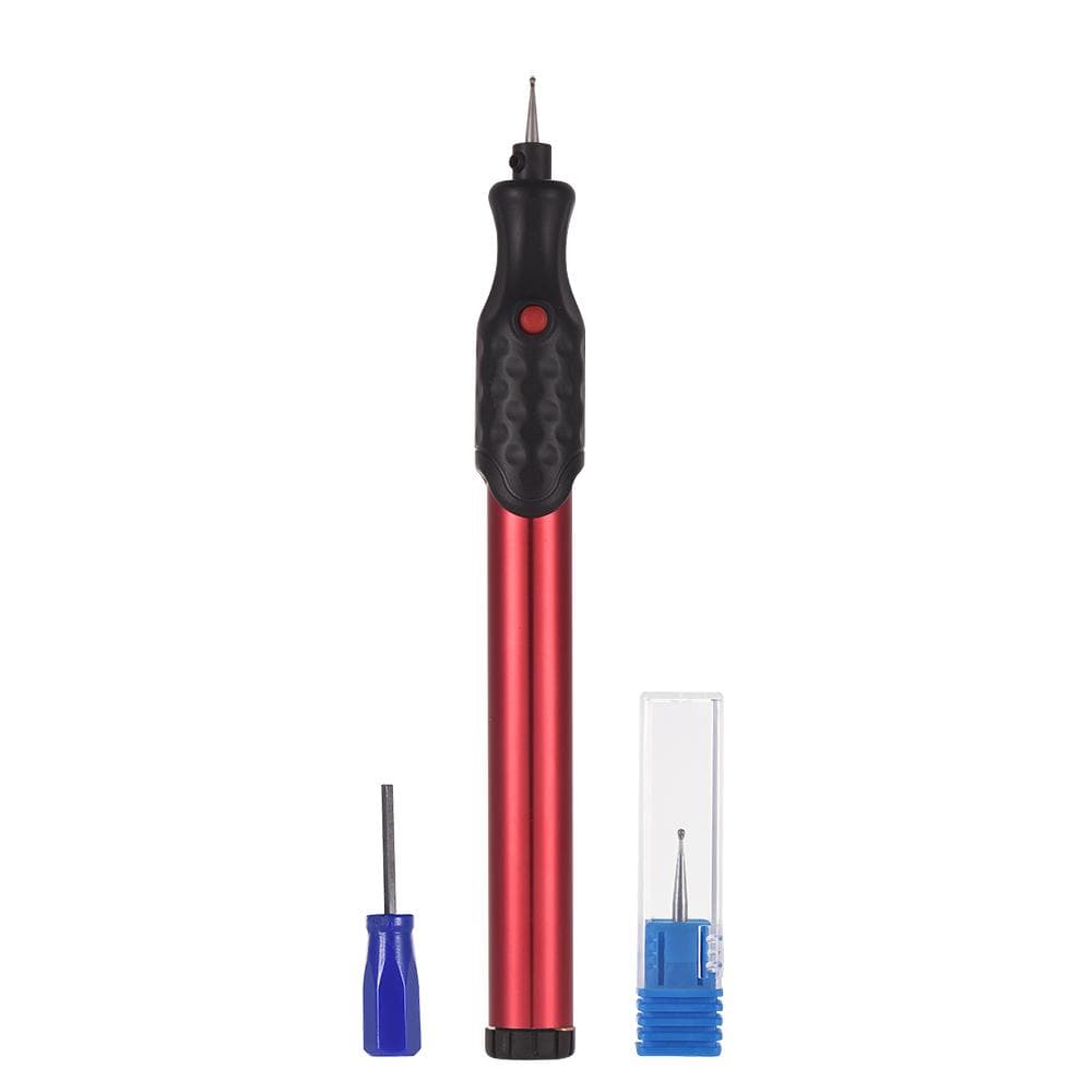 Micro Electric Engraving Engraver Pen Carve Tool For Jewellery Glass Stone red