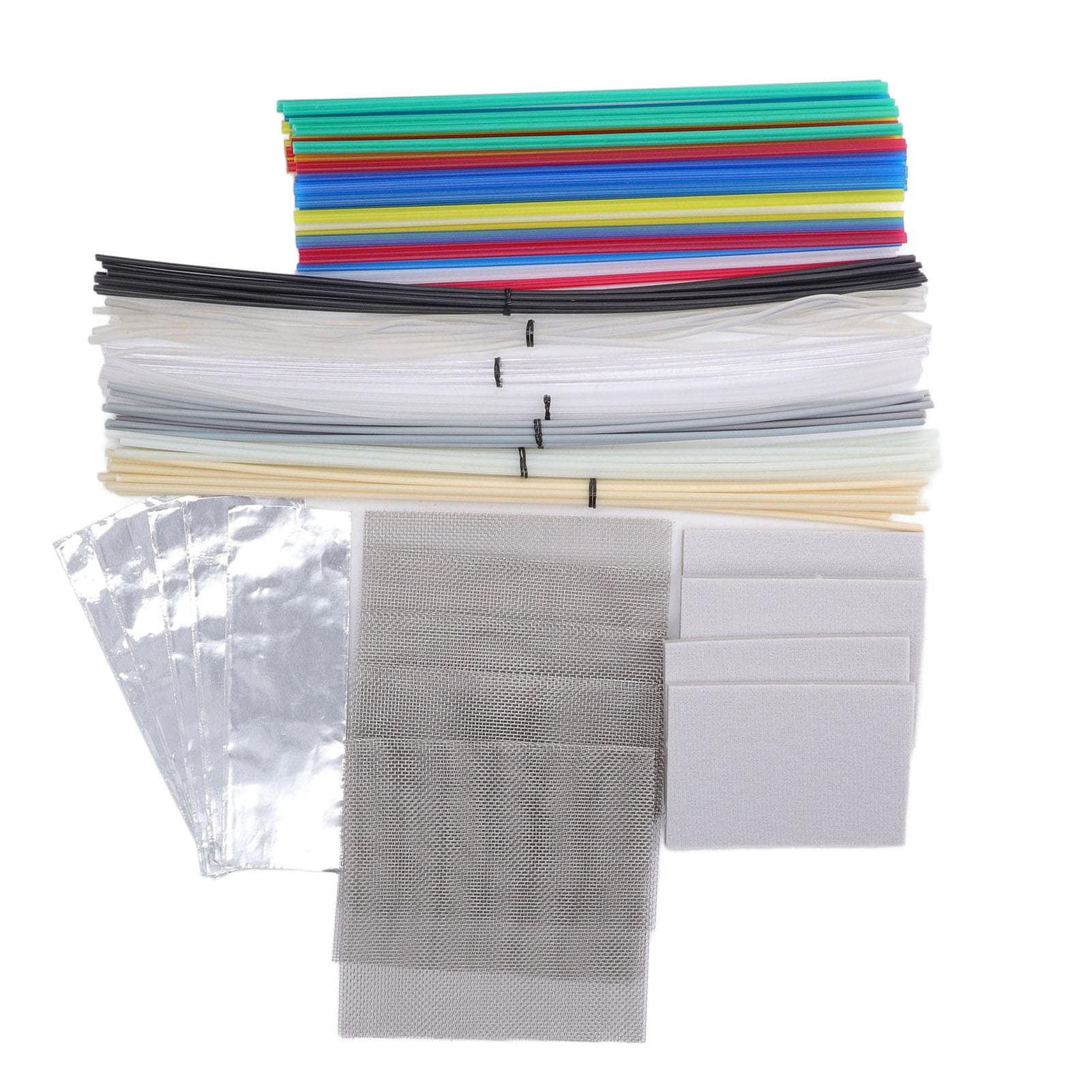 106PCS Plastic Welding Rod 12 Colors ABS PP PU PE PA PC TPO Welder Rod for Bumper Maintenance