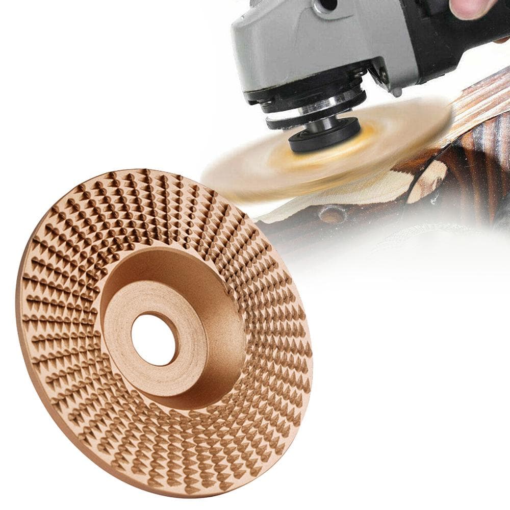 Sanding Carving Woodworking Angle Grinding Wheel Rotary Tool Abrasive Disc For Angle Grinder TYPE 3 gold