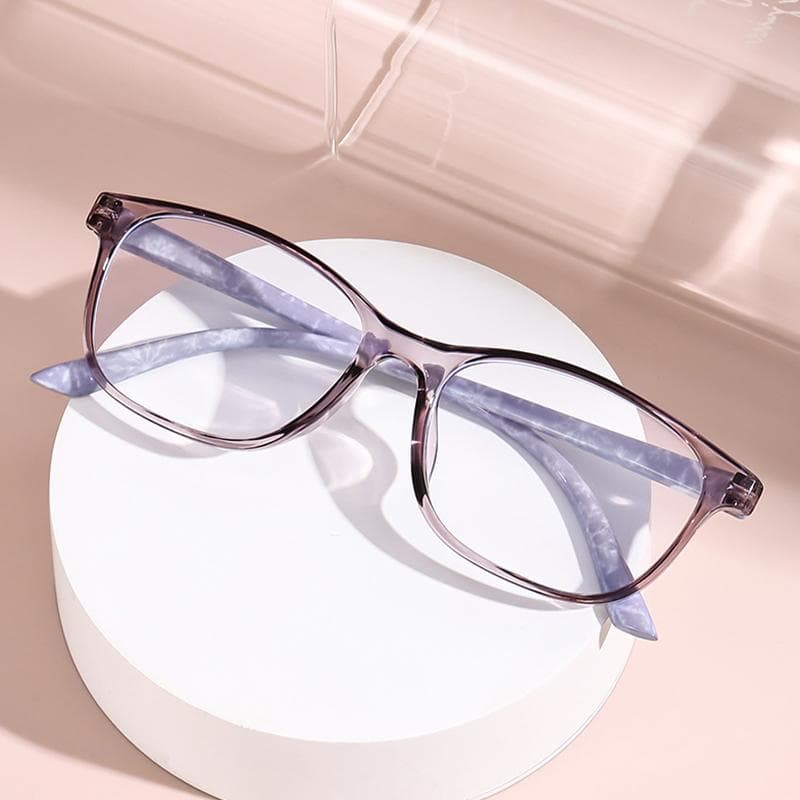 Anti Blue Light Glasses Anti Glare Lightweight Spring Legged Plain Face Covering Bag With Decorative Glasses 6091 0