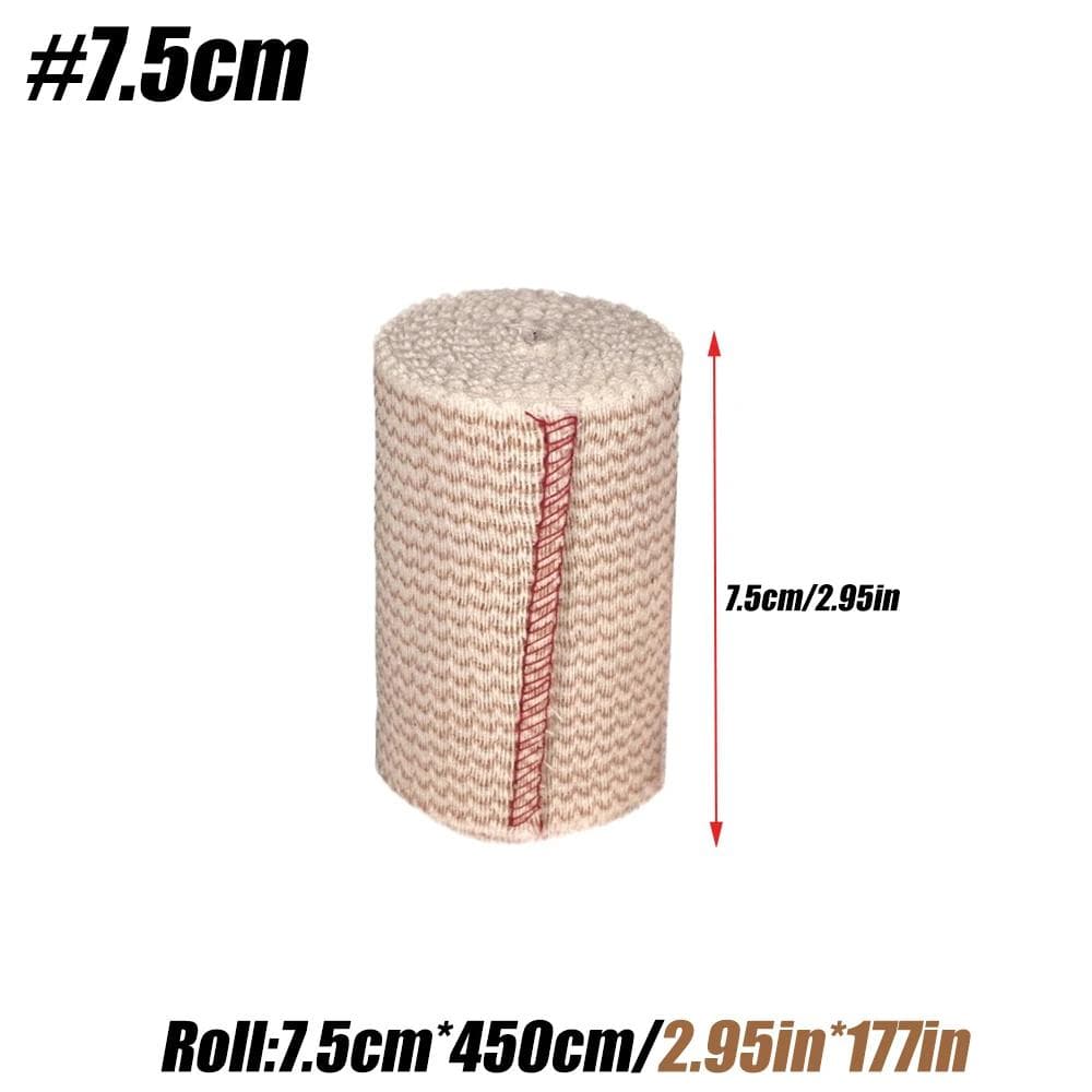 1 Roll Elastic Bandage Wrap Compression Bandage with Self-Closure, Ideal for Calf,Sports, Sprains,Wrist,Ankle and Foot