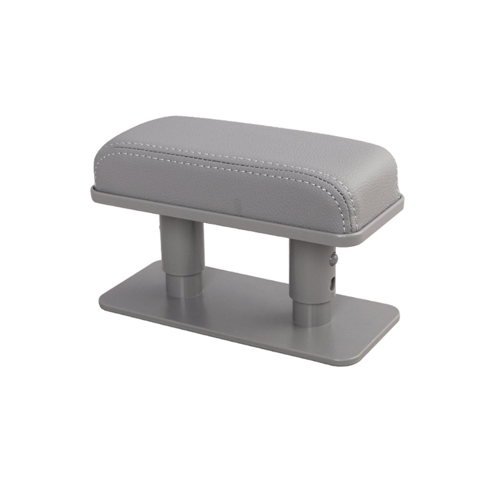 Car Armrest Left Elbow Support Leather Arm Rest Pads Adjustable Height Comfort Armrest Pad grey