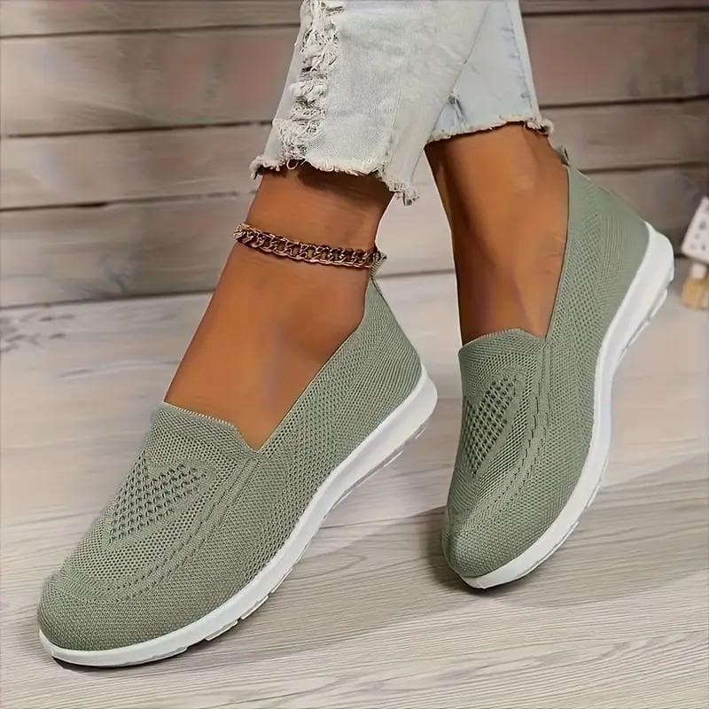 Women's Large-sized Casual Shoes, Old Beijing Cloth Shoes, and Women's Sports Shoes 36 green
