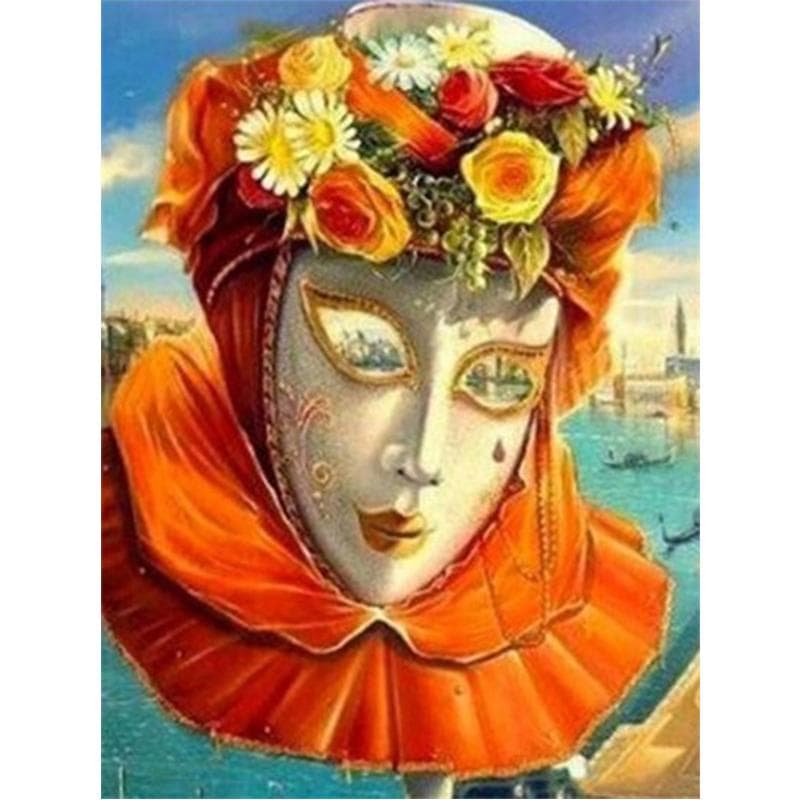 5D Diamond Painting Mask Art Scenery Full Round Diamond Embroidery Mosaic Home Decor 20X30CM