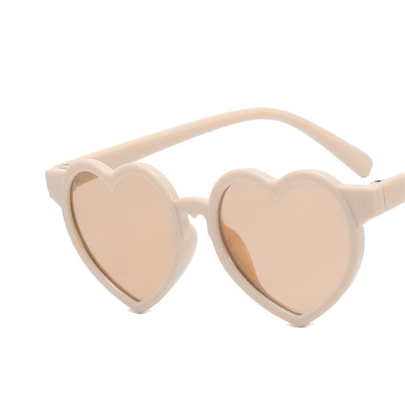 Summer Cute Heart Sunglasses UV400 Protection Gradient Lens Baby Girls Boys Outdoor Sun Glasses Classic Eyewear only 1pcs sunglasses
