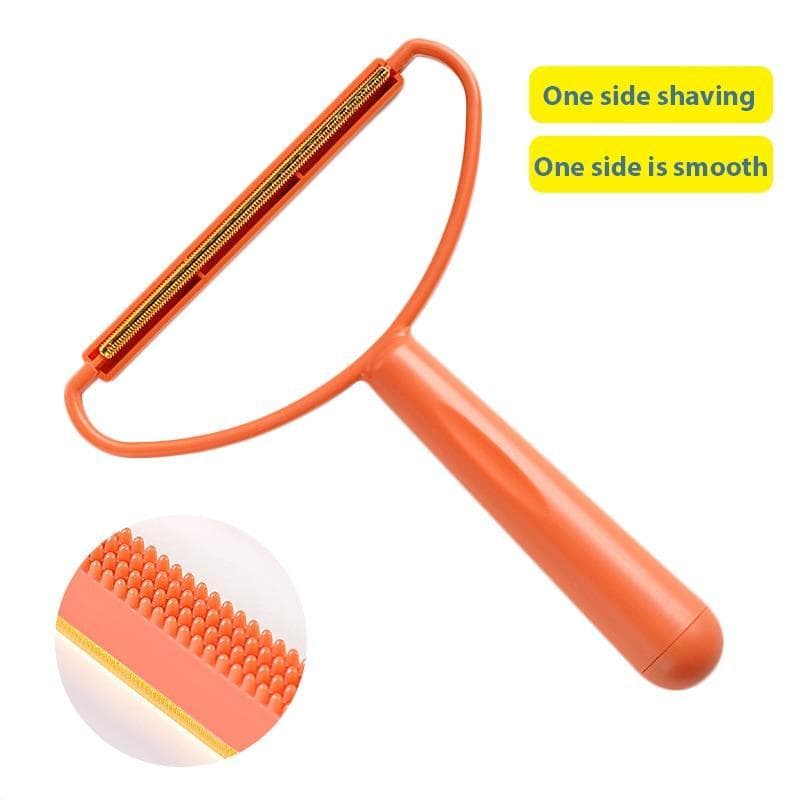 Portable Lint Remover Fuzz Fabric Shaver For Carpet Coat Sweater Clothes Fluff Fabric Shaver Brush Clean Tool Fur Remover orange