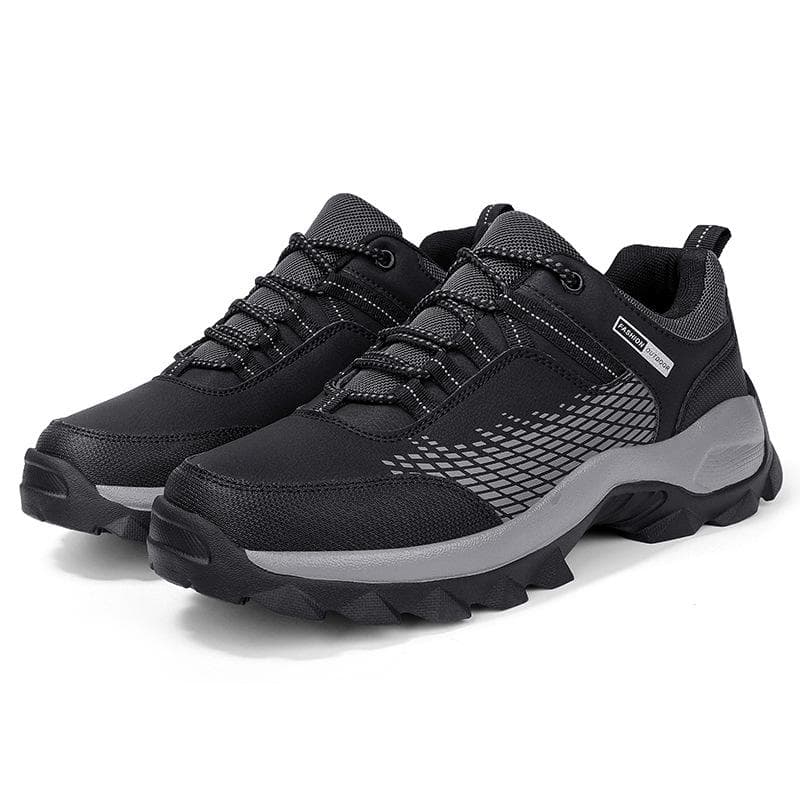 Men Boots Outdoor Sneakers Men Shoes Fashion Male Casual Footwear Comfortable Tenis Masculino Botas Men Sneakers Shoes 46 black