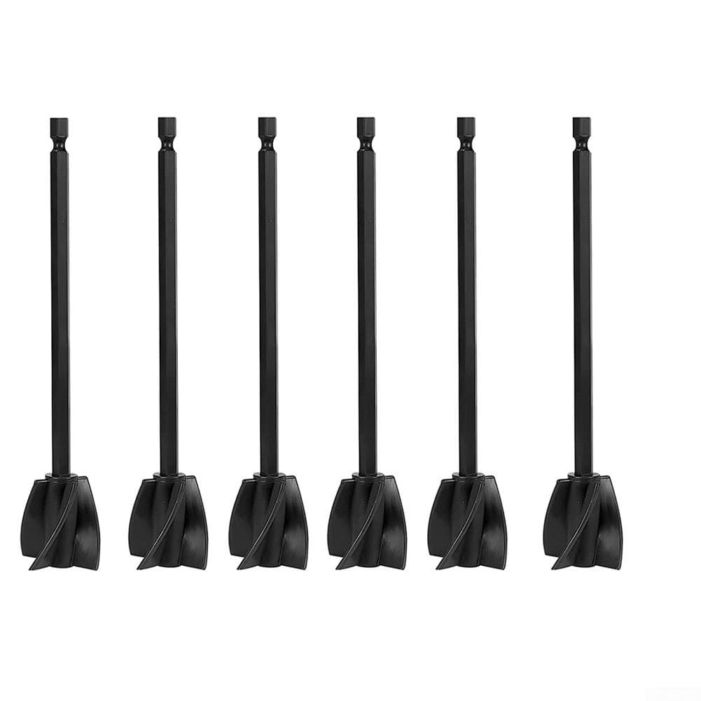 6PCS Drill Four-leaf Spiral Mixer Attachment Plastic