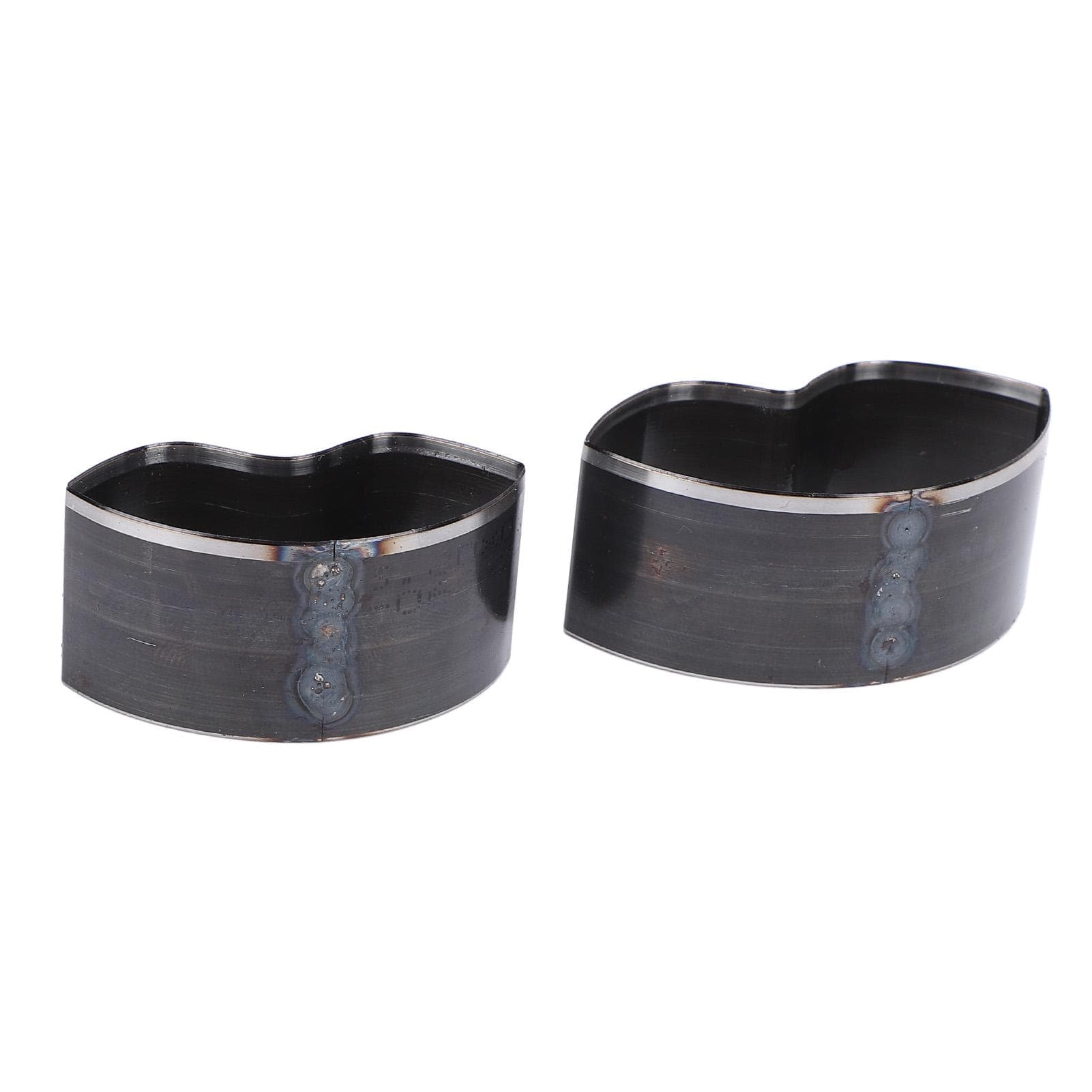 2 Pcs Set Leather Cutting Die Lip Shaped 60x35mm 50x25mm Alloy Steel Leather Punching Dies for