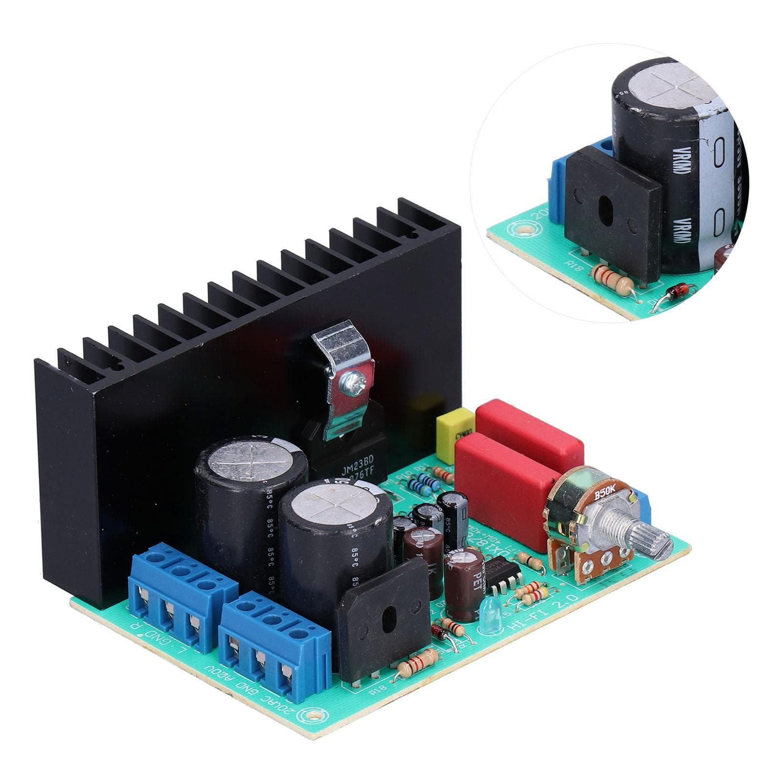 Audio Amplifier Board 2Channel Stereo Digital HIFI Power Module Electronic Component LM1876