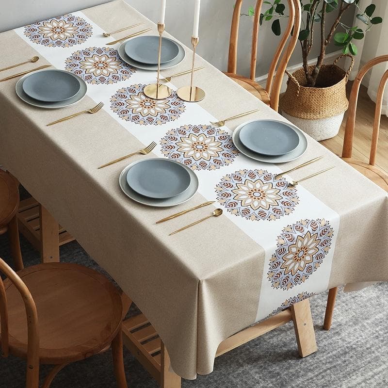 Table Decoration Accessories Nordic Style Washable Anti-stain Tablecloths Table Cloth For Party Events Tea Table Decoration 140-240cm