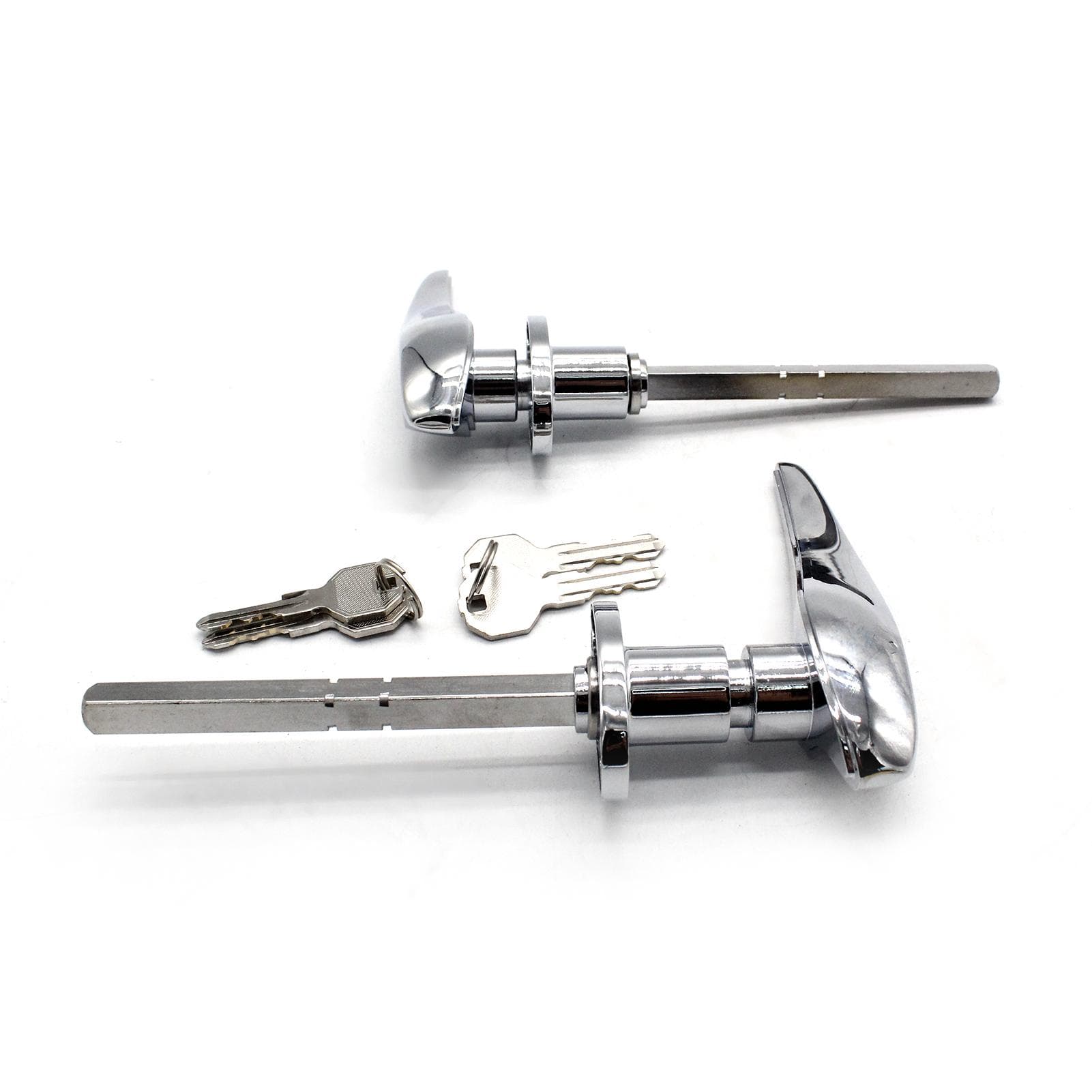 Car Outside Locking Door Handles Replacement for Ford 1932 1933 1934 2pack silver