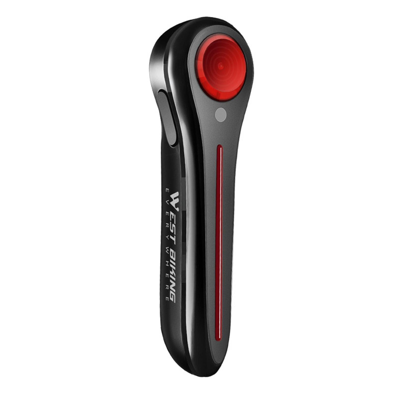 Smart Bike Tail Light Night Riding Brake Sensing Bicycle Rear Lights USB Rechargeable IPX6 black