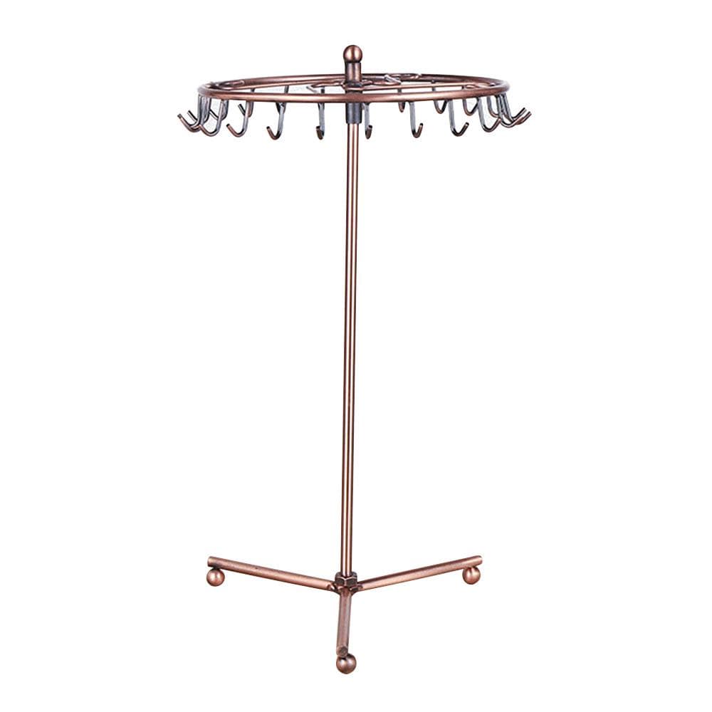 Rotating Jewelry Display Rack Iron Sunflower Rotating Jewelry Stand European Metal Jewelry Storage