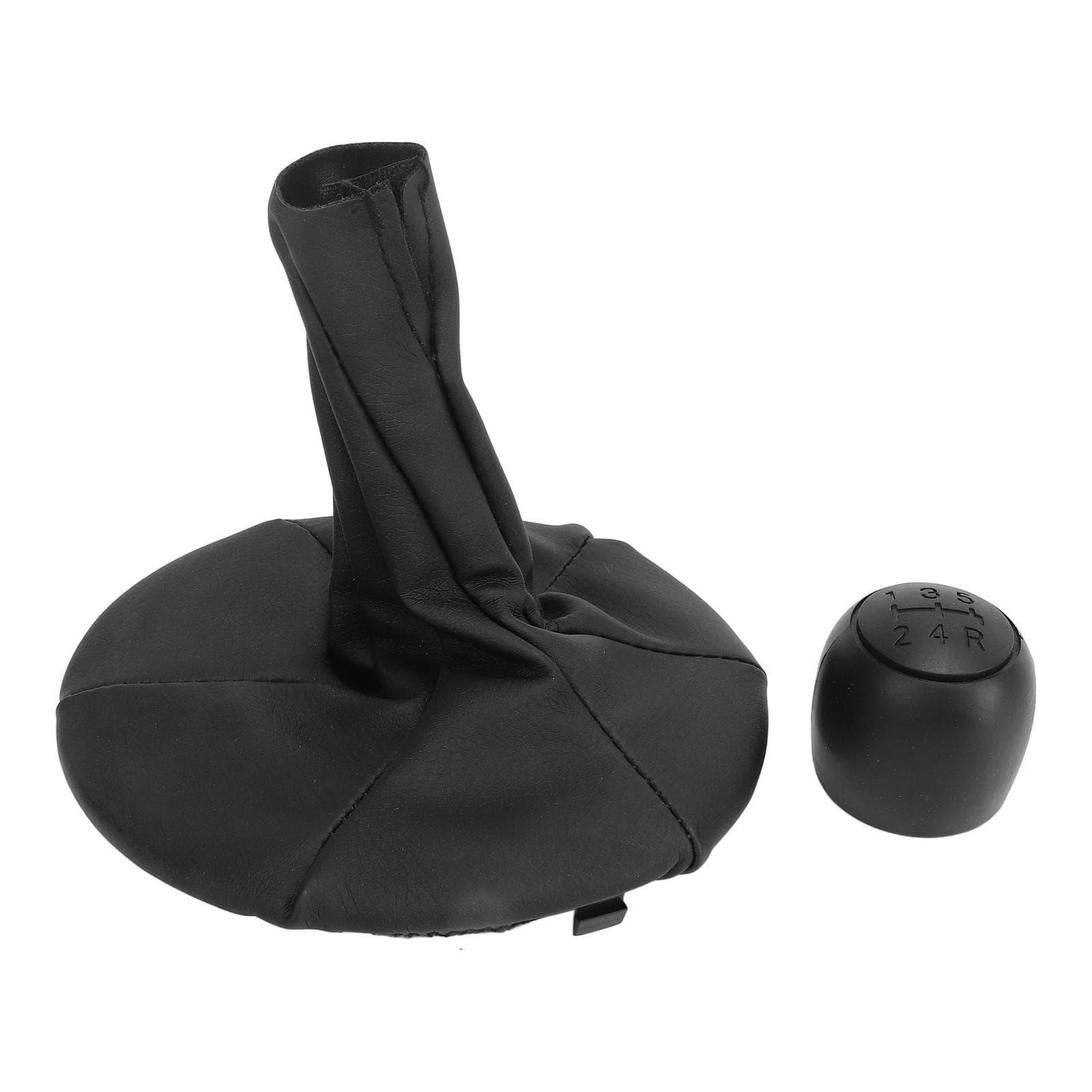 5 Speed Manual Gear Shift Knob Head with Gaiter Boot Cover 71775051 Replacement for FIAT PANDA