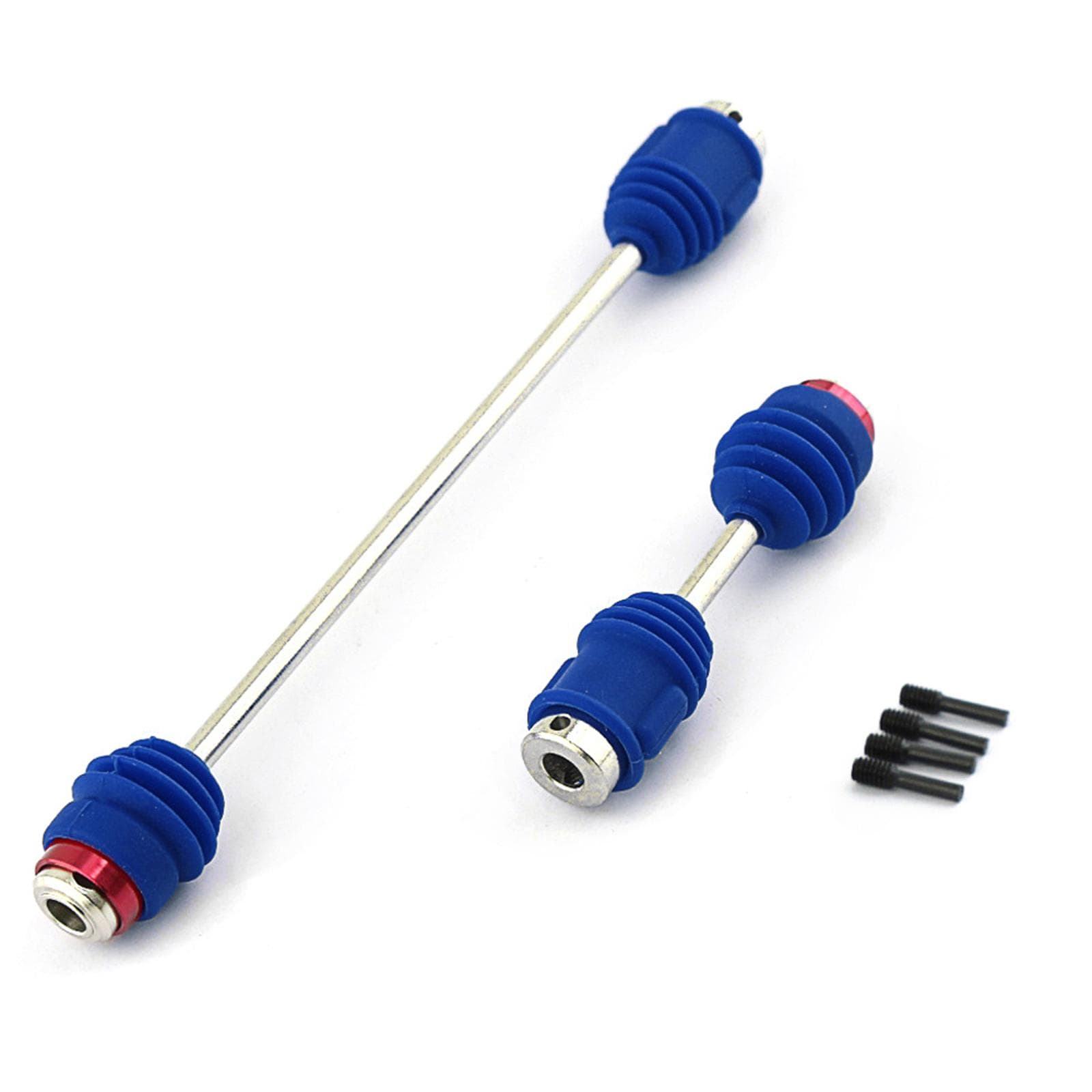 Steel Center Driveshafts CVD 8655R with Dust Boots Replacement for Traxxas E-Revo 2.0 Remote Type 1 blue