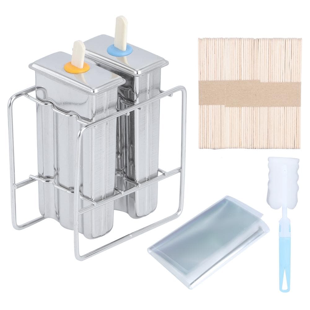 Stainless Steel Molds Ice Cream Mould Home Kitchen DIY Ice Maker ToolFlat Head