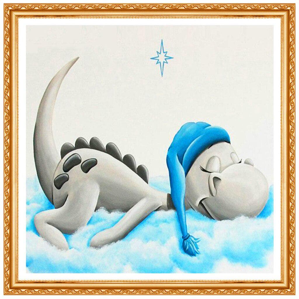 Full Round Drill 5D DIY Diamond Painting Cartoon Dragon 3D Embroidery Cross Stitch Rhinestone 20X30CM