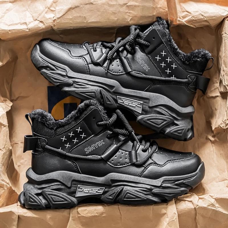 Men boots New Winter Slippers Warm Men Shoes Waterproof Non-Slip Plush Sneakers Male tenis shoes Boots Men Sneakers Winter 44