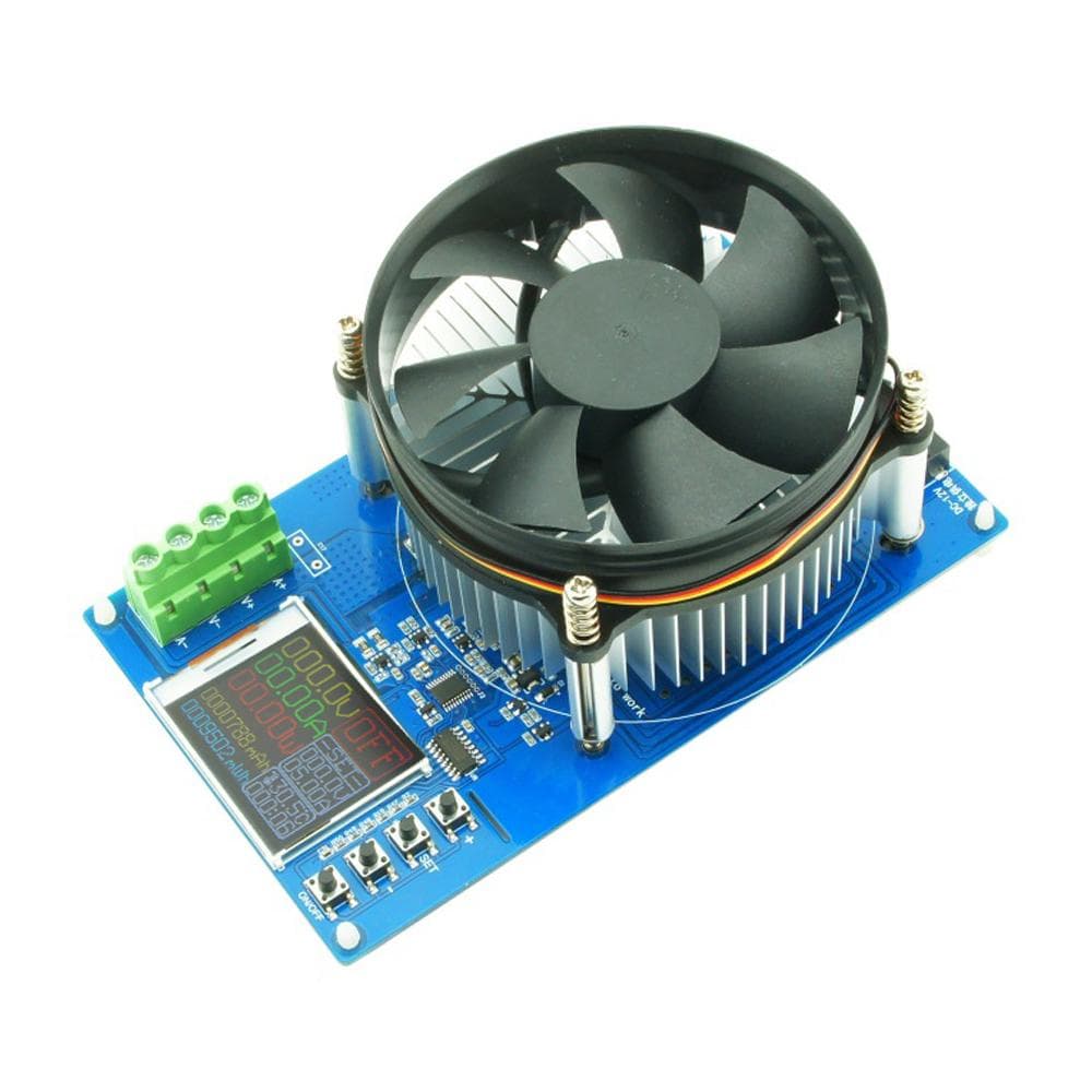 150W 10A Electronic Load 1.77inch TFT Color Display Power Battery Aging Test Meter Voltage Current