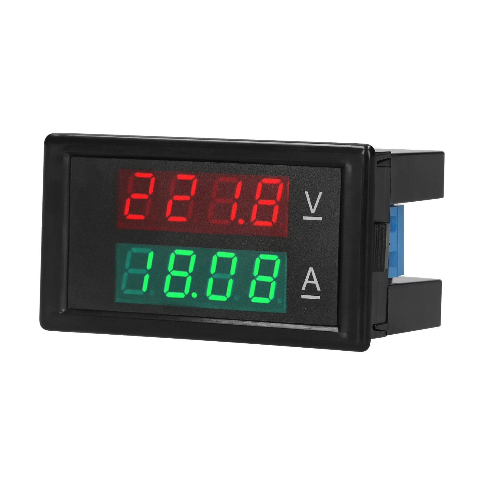 Digital Voltmeter Ammeter Voltage Current Tester Gauge Volt Amperage Tester Meter Amp Detector Red black