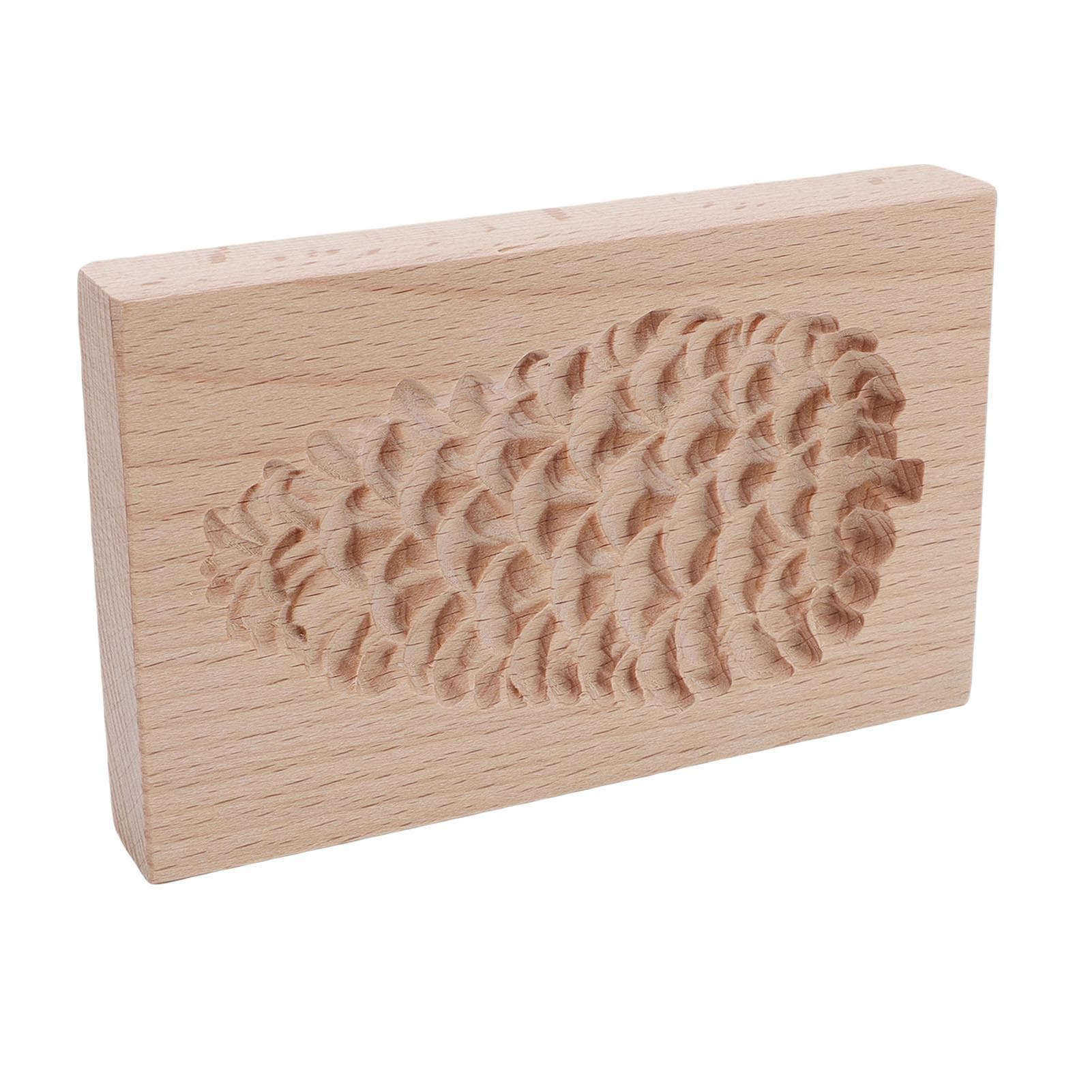 Gingerbread Cookie Mold Beech Wood Multifunctional Cookie Biscuit Press Stamp Mold for Kitchen L(for 6.5-9kg)