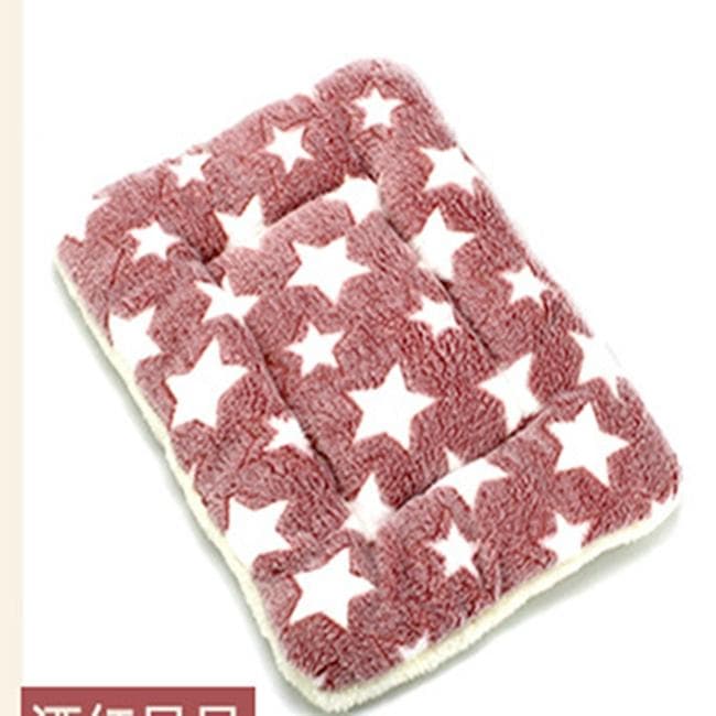 Flannel Thickened Pet Soft Fleece Pad Pet Dog Cat Blanket Bed Mat For Puppy Chihuahua Cushion Home Rug Keep Warm Sleeping Cover 40*57cm