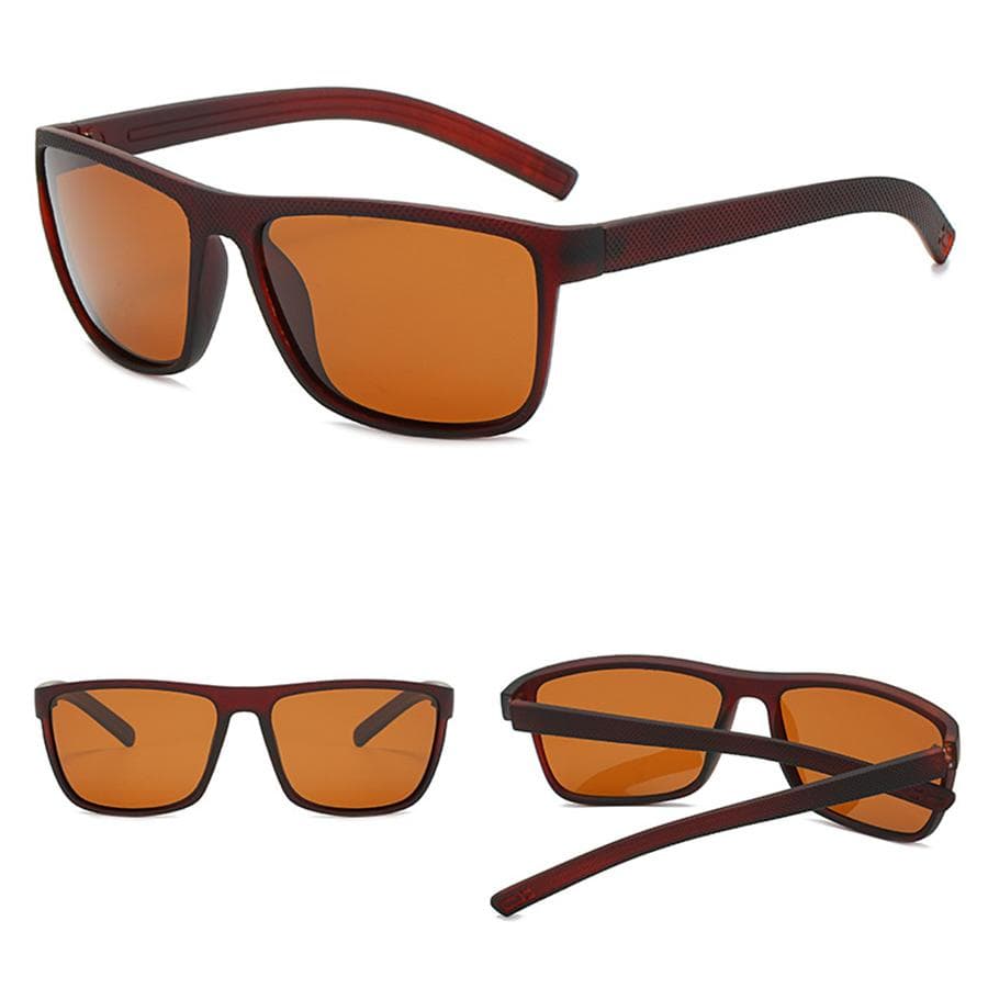 New Sports Sunglasses Men Elastic Black Comfortable UV400 Outdoor Driving Fishing Sun Glasses Fashion