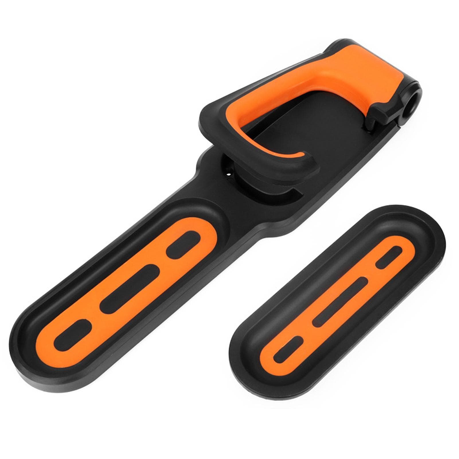 Bicycle Wall Mount Rack Adjustable Vertical Bike Storage Rack Hanger Hook for Home Garage Shed orange